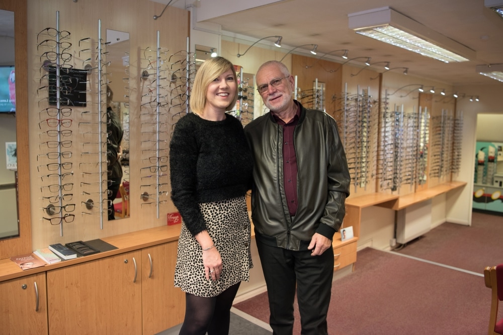 Optician helped prevent Tonbridge grandad from a stroke